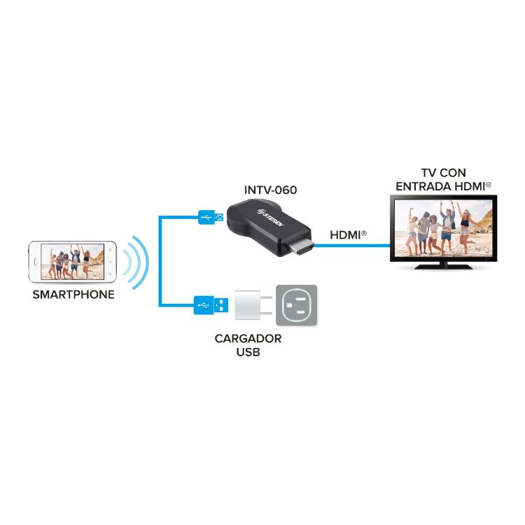 Steren-Adaptador-Wi-Fi-celular-a-TV