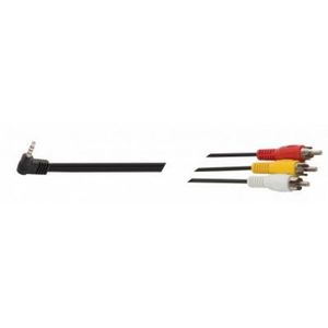 Steren cable de video plug 3.5mm a 3 rca