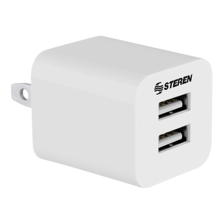 Steren-Cargador-USB-express-doble