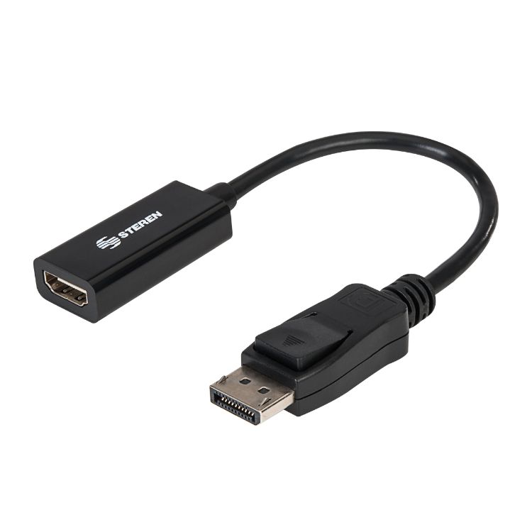 Steren-Adaptador-DisplayPort-a-HDMI
