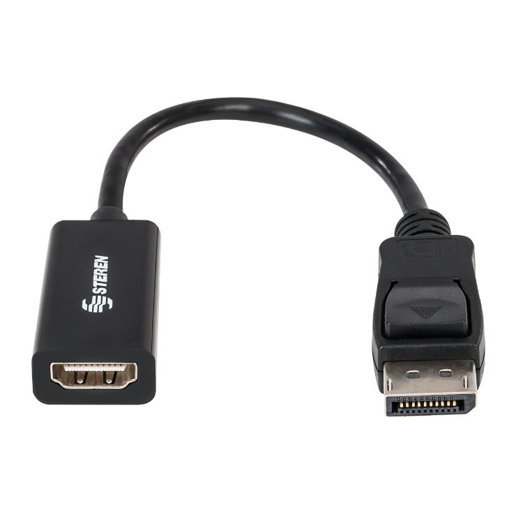 Steren-Adaptador-DisplayPort-a-HDMI