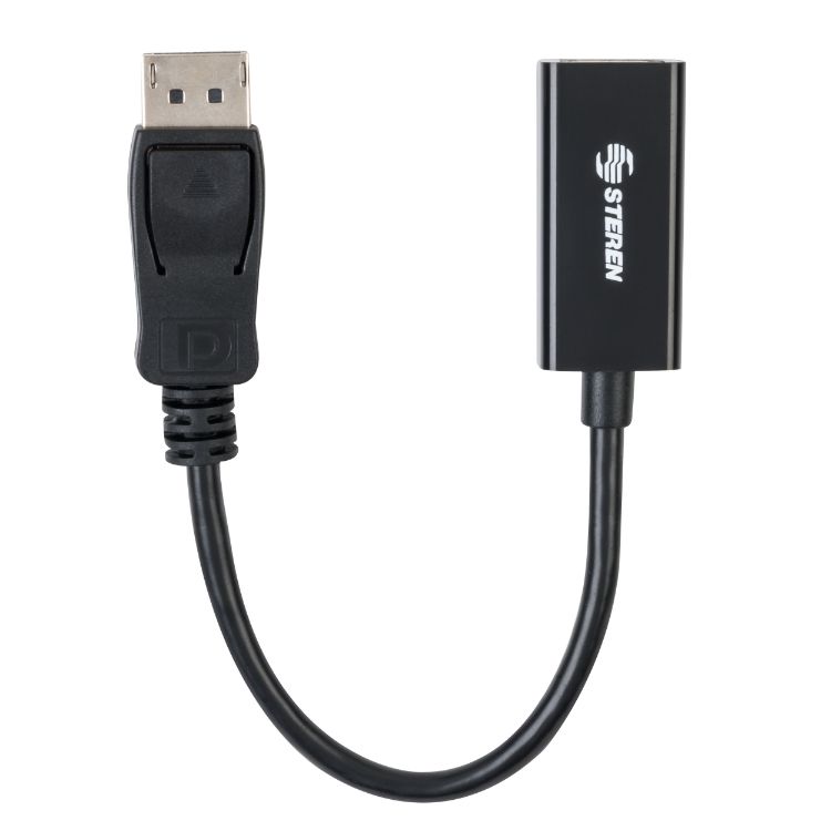 Steren-Adaptador-DisplayPort-a-HDMI
