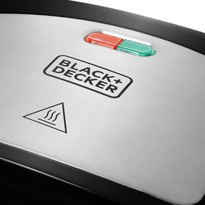 Black & Decker - Sanduchera PAN24535 | Negro
