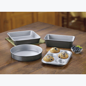 Cuisinart - Juego de Molde AMB-4 | Plateado