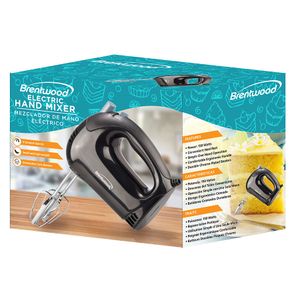 Brentwood - Batidora de mano HM-44  | Negro