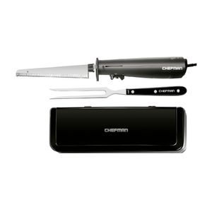 Chefman - Cuchillo Electrico RJ52 | Negro/Plateado