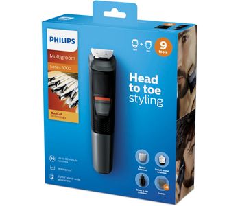 Philips - Set Afeitadora de Barba MG5720/15 | Negro/Gris