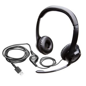 Logitech - Audífonos con micrófono y cable H390