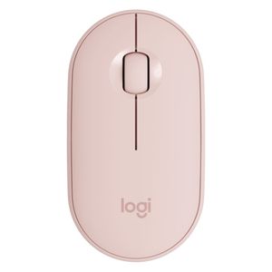 Logitech - Mouse inalámbrico Logitech Pebble M350 | Rosado