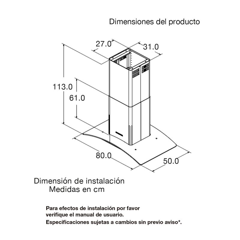 Challenger---Campana-extractora-CX4800-Inox-|-Tienda-Marcimex