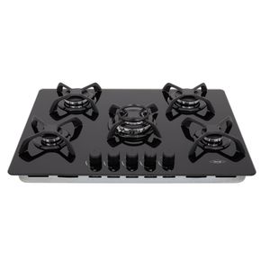 Haceb - Encimera a gas APL-CG-76CRIST-5P 76 CM