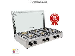 Kombo - Cocineta a gas Pompeya 6Q| Inox