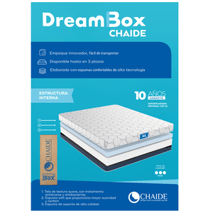Chaide  - Colchón Dreambo 3 plazas| Blanco