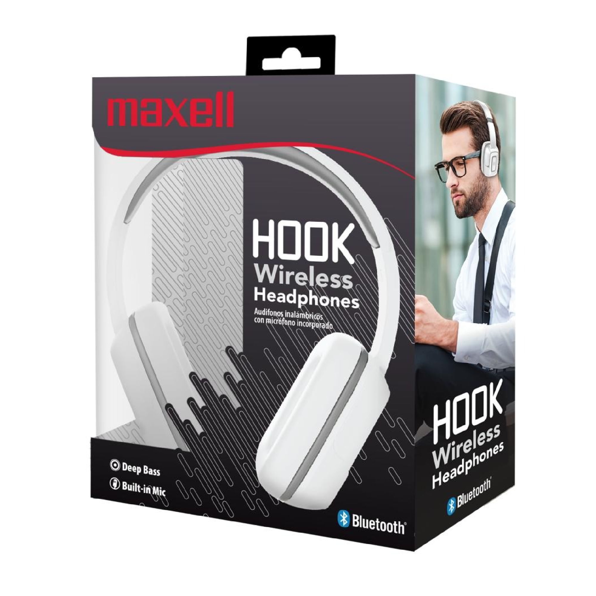 Compra Maxell Audifono 1223 Hook Mid Blanco Compra en