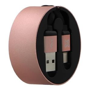 Klip Xtreme - Cable USB Tipo-C 110RG 1M | Rosado