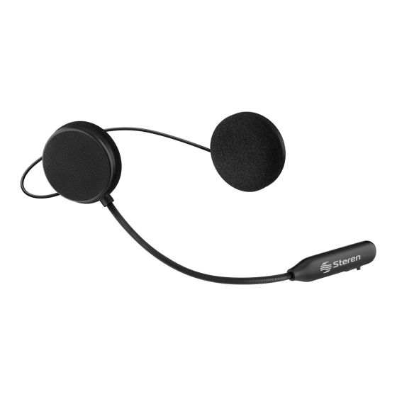  Denpetec Auriculares Bluetooth para casco, intercomunicador  para casco de motocicleta, sistema de comunicación de casco compatible con manos  libres, música estéreo : Electrónica