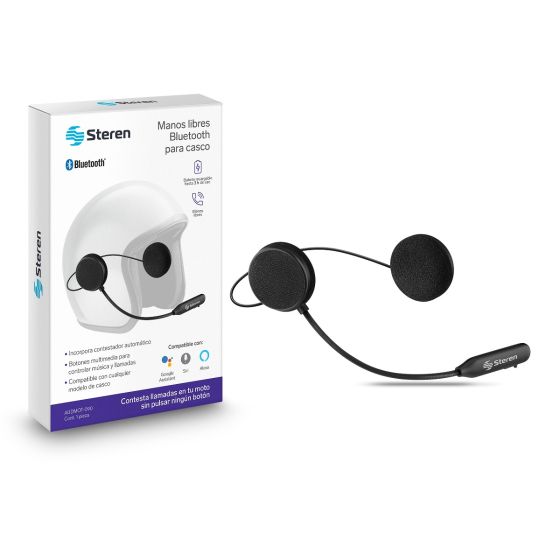 Auricular Inalámbrico Bluetooth para Casco Recargable Manos Libre - Promart