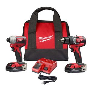 Milwaukee - Set Taladro/Llave| Rojo