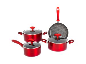 Umco - Set Ollas Luxury 7 Piezas| Rojo