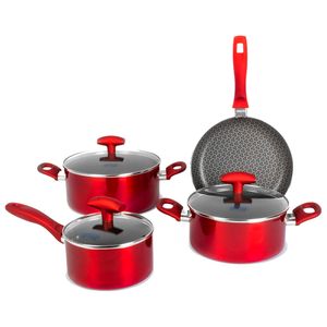 Umco - Set Ollas Luxury 7 Piezas| Rojo