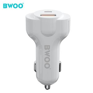 Bwoo - Cargador Carro bo-cc58 | Blanco