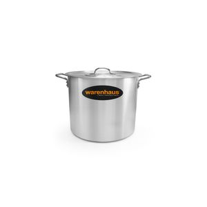 Warenhaus - Olla con Tapa Industrial 16 Litros 28cm | Plata