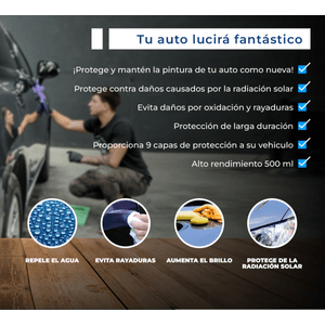 Tecno Israel - Recubrimiento Ceramico para todo tipo de  Vehiculo RV-01TECN | Negro