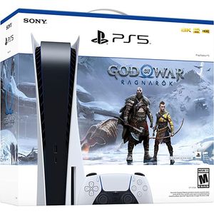 Sony - Consola PS5 Versión Disco God Of War | Blanco