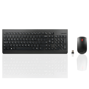 Lenovo - Combo Inalámbrico Teclado + Mouse  | Negro