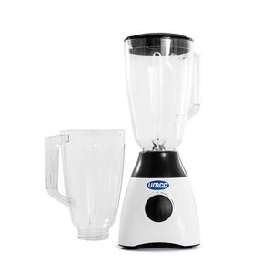Umco - Licuadora Ideal Mix doble vaso plástico 580 | Blanco