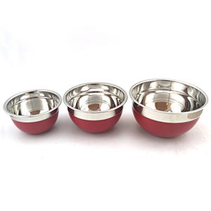 Belia - Set 3 Bowls | Rojo