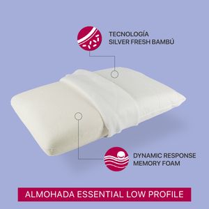 Simmons - Almohada Essential LP 60x40x12cm