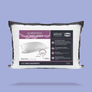 Simmons - Almohada Hybrid Soft 60x40x13cm