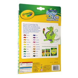 Crayola - Marcadores sup x20 Crayola