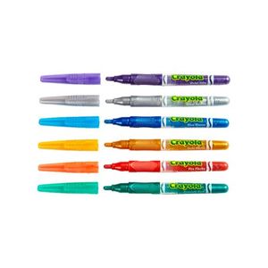 Crayola - Marcadores Glitter x6