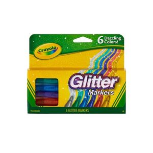 Crayola - Marcadores Glitter x6