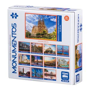 Asturias y Aragon - Rompecabezas 500 piezas monumentos