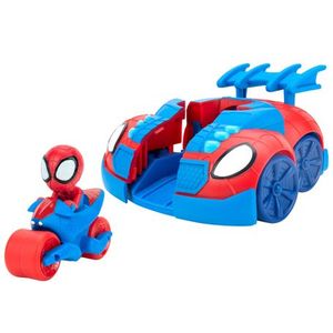 Jazwares - Vehiculo 2 en 1 spidey