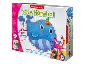 The Learning Journey - Rompecabezas Grande de Piso Mi Primer Rompecabezas Nosy Narwhal