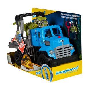 Mattel - Camión Jurassic World Dino Riot Imaginext