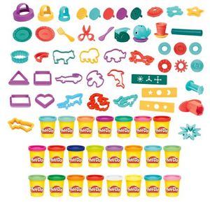 Hasbro - Súper Recipiente Play-Doh de Almacenamiento