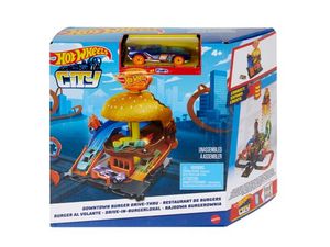 Mattel - Playset Hot Wheels City Tienda de Hamburguesas