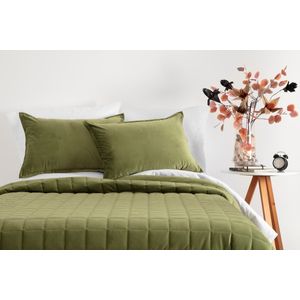 Kalido - Cobertor Basics Sakura Llano Twin | Verde Musgo