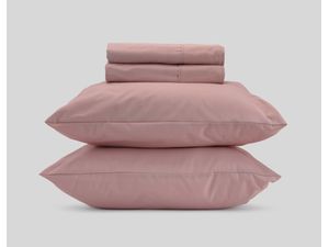 Kalido - Sábana Basics Polialgodón Full | Rosa
