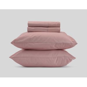 Kalido - Sábana Basics Polialgodón Full | Rosa