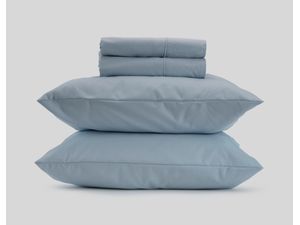 Kalido - Sábana Basics Polialgodón King | Celeste