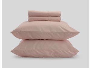 Kalido - Sábana Basics Microfibra Queen | Rosa