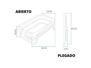 Úpale - Bañera para Bebé con mall delgada B04 | Rosado
