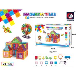 Úpale - Juguete magnético 70 piezas | Multicolor