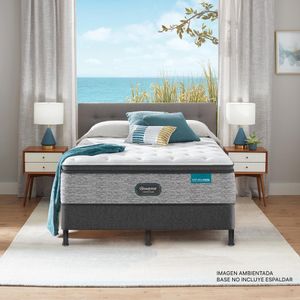Simmons - Base Harmony 1.5 Plazas 35cm Alto | Gris